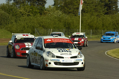 Tegllund Racing førte størstedelen af lørdagens løb.